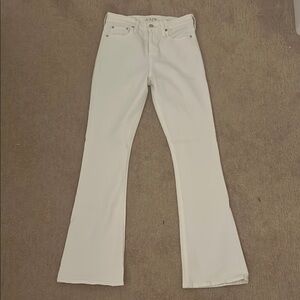 J.Crew White Flare Jeans